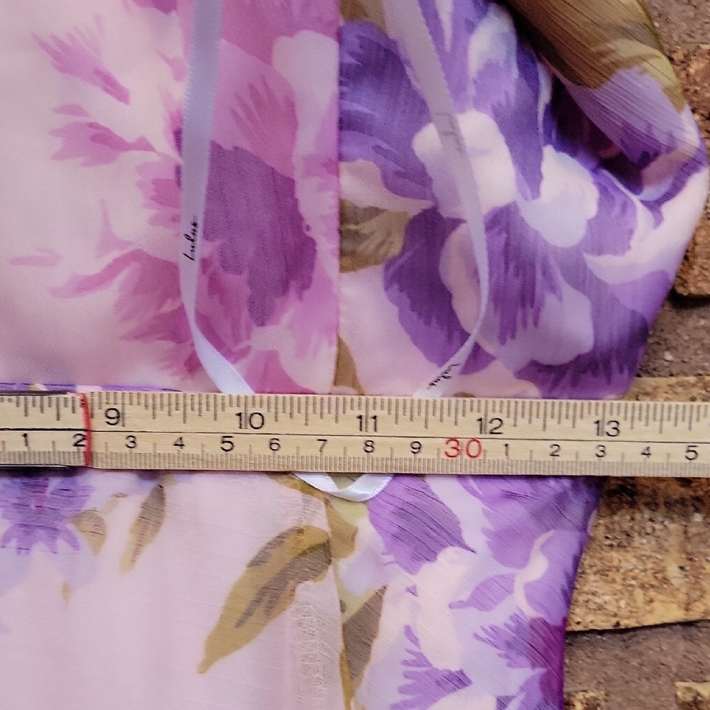 Lulus Romantic Marvel Floral Print Halter Neck Maxi Dress Size XL NWT - Picture 8 of 12